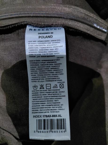 Ľanová sukňa l-ko, reserved,l