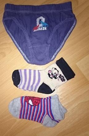 2x ponozky+ slipy, 116