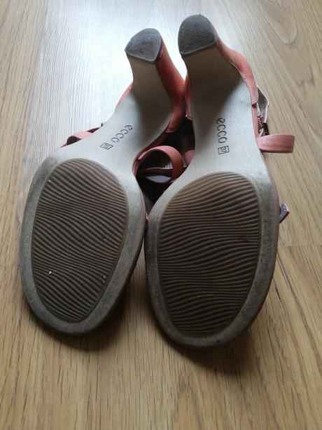 Sandálky kožené, ecco,37