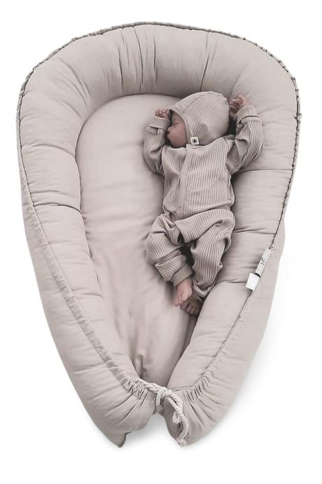 Sada do postieľky basic svetlohnedá,