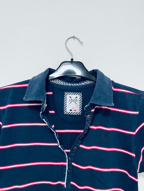 Námornícka elegancia polokošeľa crew clothing, m