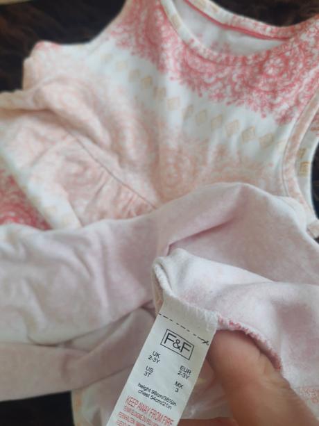 Detské letné šaty 98, f&f,98