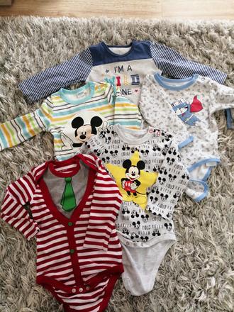 Detske body 5 ks veľ. 74/80, 80