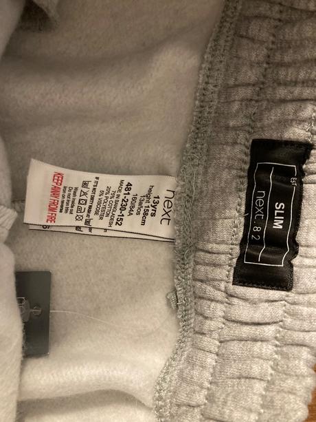 Slim teplaky s chlpkom top stav, next,158