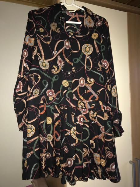 Šaty/tunika, vzorované, zara,xs