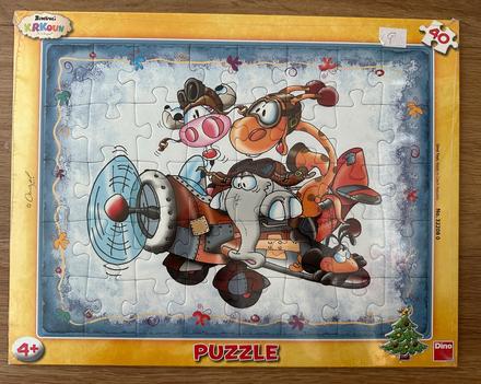 Krkouni - rámové puzzle (40 dielikov),