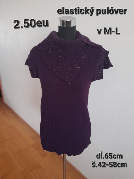 Dámsky elastický pulóver, m