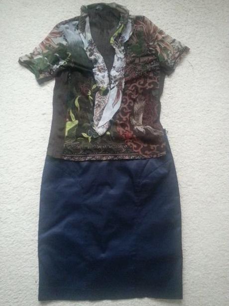 Marc aurel blúzka a sukňa solar, l