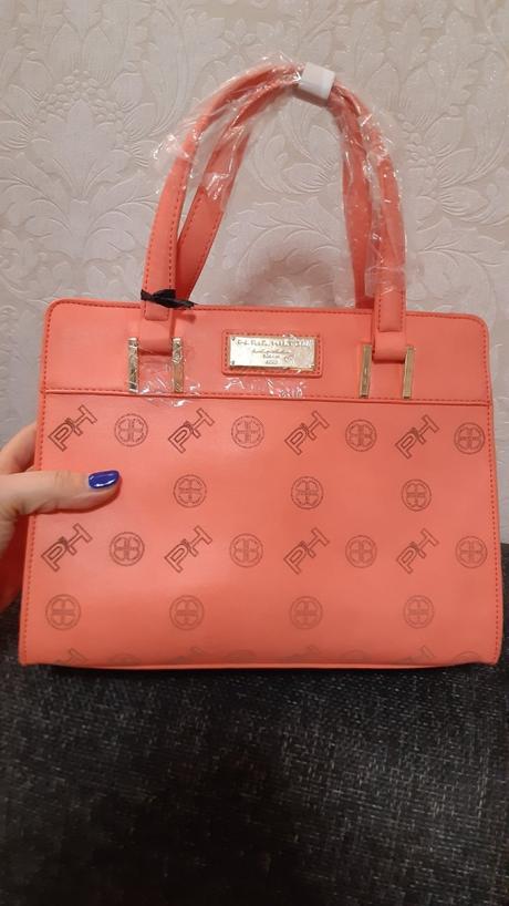Lososová kabelka paris hilton coral cezzane, paris hilton