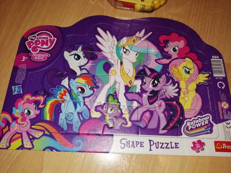 Drevené koráliky a puzzle mlp, 