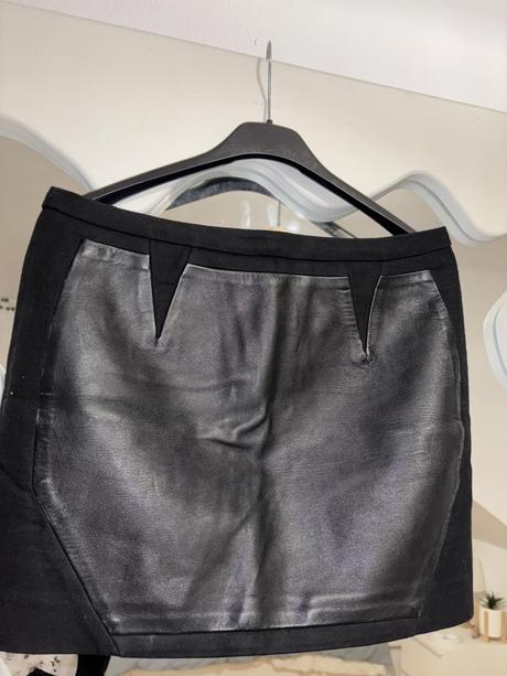 Kožená sukňa claudie pierlot 36, 36