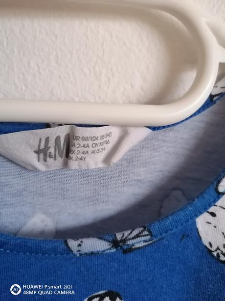 Letné šaty motýle, h&m,98
