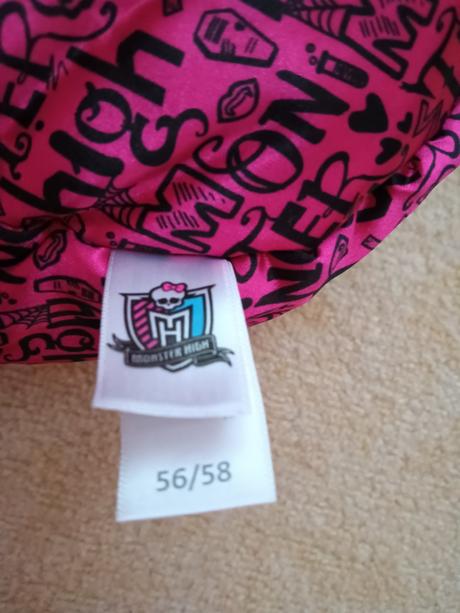 Čiapka - ušianka monster high nová len opratá, c&a,122