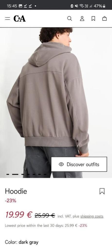 Pánska mikina xl/xxl, c&a,xl