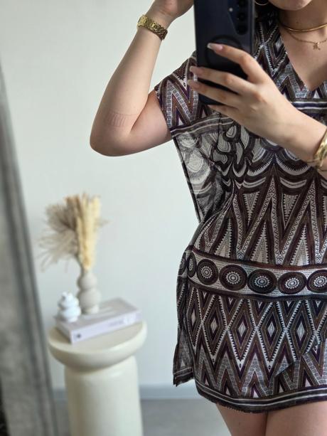 Šaty/tunika na plavky xs-m, h&m,s