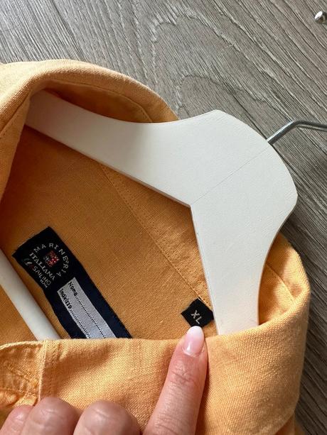 Ľanová horčicová košela xl, xl