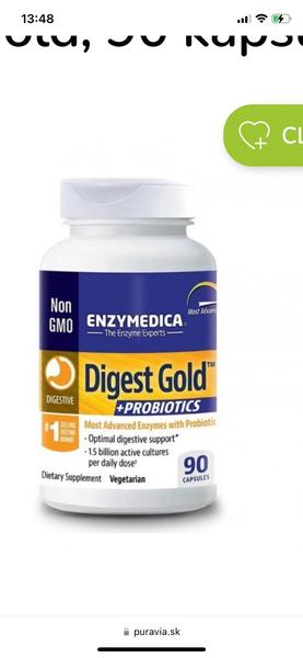 Enzymedica Digest Gold - skúsenosti