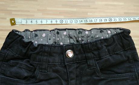 Riflicky so srdieckami na kolenach, h&m,98