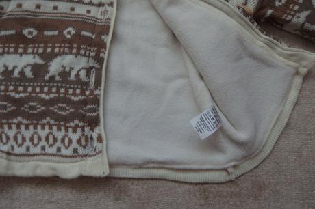 Pusblu pletená bunda, 86