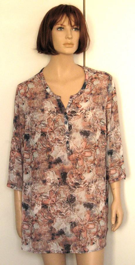 Šifónová vzorovaná blúzka, 48