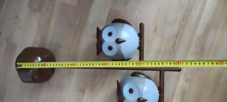 Detský luster, lampa sovy, 
