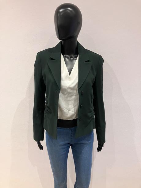 Dámske tmavozelené sako zara (s), zara,s