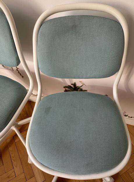 Ikea iörfjäll detská stolicka biela svetl.,
