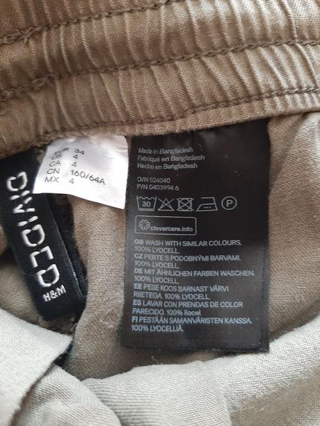 Šortky, h&m,34