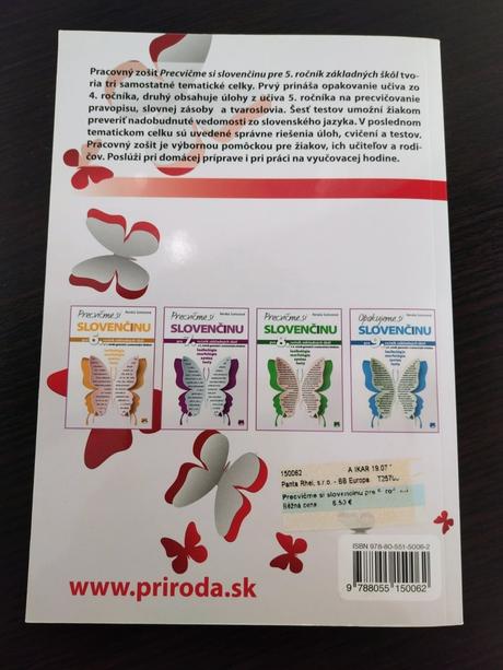 Precvičme si slovenčinu pre 5. ročník zš,