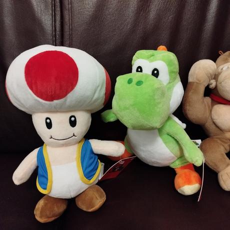 Plyšáky super mário - originál nintendo,