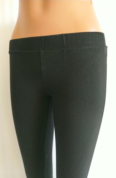 Dámske elastické čierne 3/4 legíny, tezenis, xs, tezenis,xs