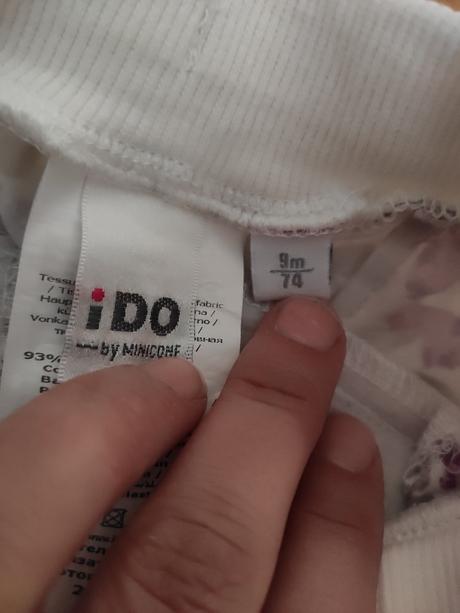 Dievčenské nohavice s motýlikmi, 74