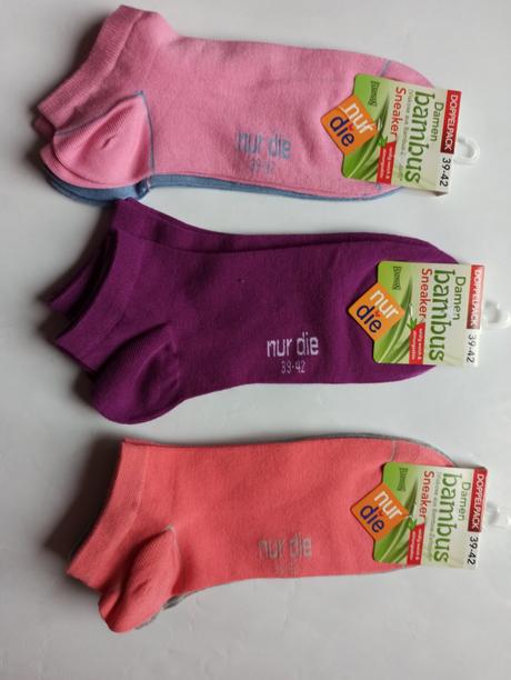 Bambusové ponožky nízke, 2 páry, 40 / 42