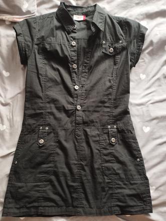 Čierne športové šaty m, 170