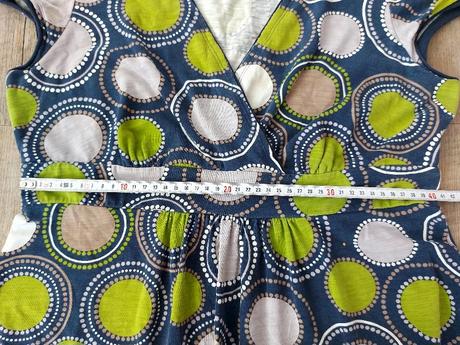 Modrozelené letné šaty boden, 40