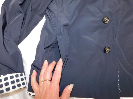 Luxusny obojstranný kabát/plašt, 36