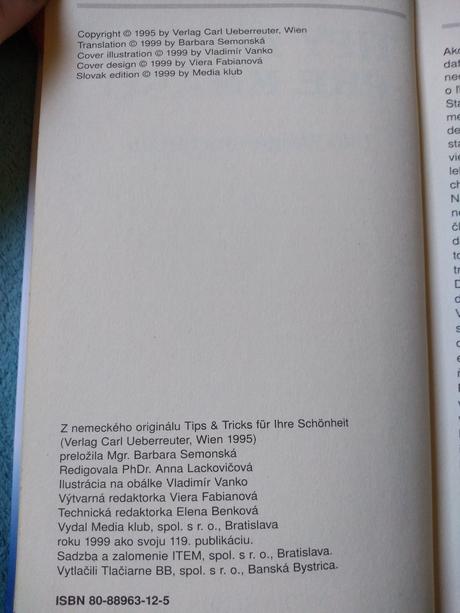 Tipy a triky pre krásu, 