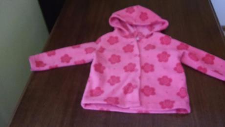 Flisova bunda na gombiky 9-12 mes., f&f,80