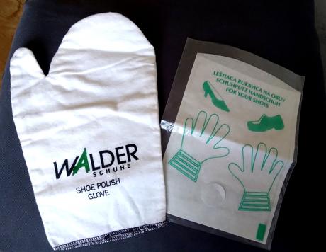 Rukavice na čistenie nové topánky vložky, scholl