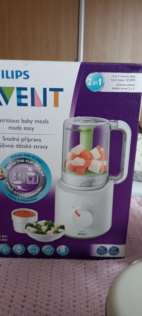 Mixér 2v1 philips avent + sterilizátor grátis, avent