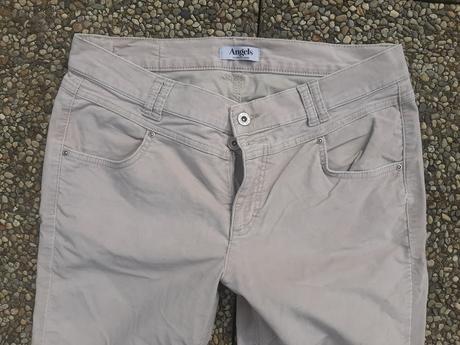Krémové nohavice angels velk. 42., us angels,42