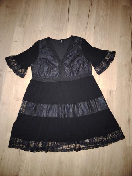 Čierne šaty, xxl