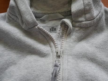 Teplakova trblietava mikina s uškami, marks & spencer,92