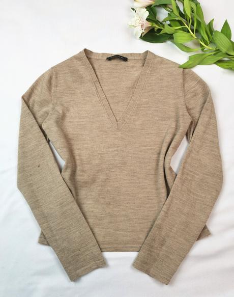 Tahari - merino tričko s dlhým rukávom, xs