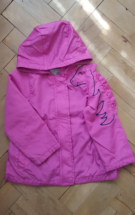 Cyklamenová bunda s jednorožcom, carter's,104