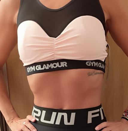 Podprsenka gym glamour, gym glamour,xs