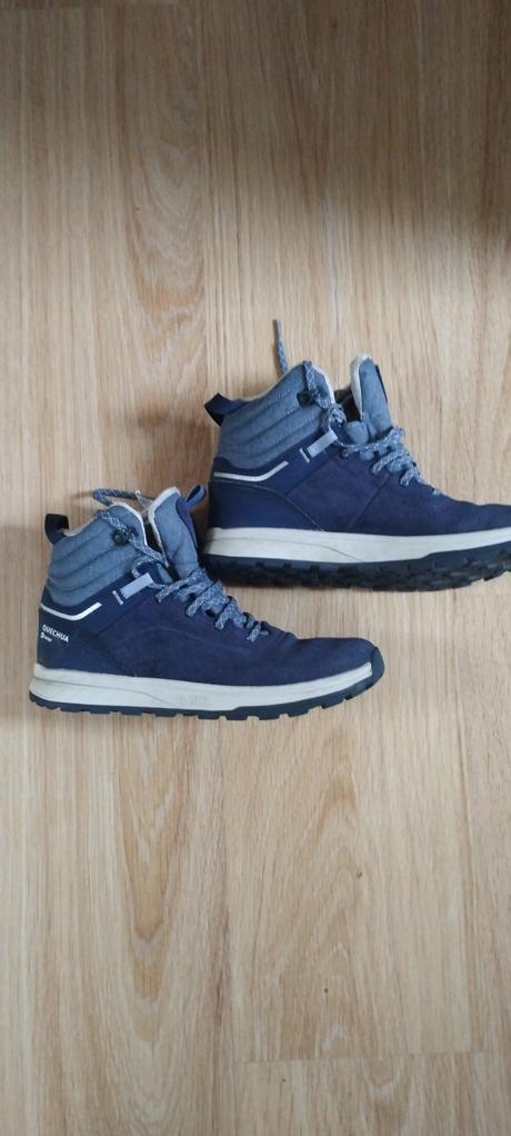 Zimne kozene nepremokave topanky, quechua,38