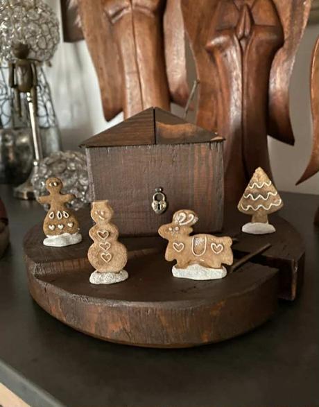 Mini pidi perníkové ozdoby ( sada 4 ks ),