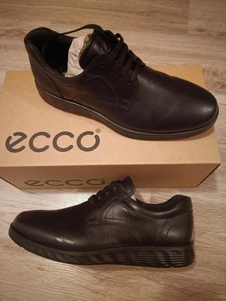 Celokožené topánky ecco gore tex, ecco,41