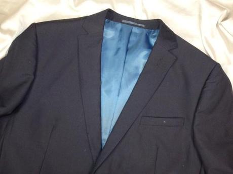 Kvalitné tmavomodré sako, c&a,54